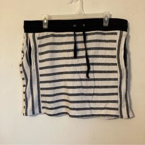 Jones New York XL terry skort. Blue & white stripes. Have pockets and drawstring